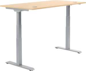 Schreibtisch FLEX MODUL, 605 x 2000 x 800 mm, ahorn