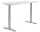 Schreibtisch FLEX MODUL, 605 x 2000 x 800 mm, weiß