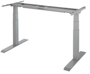 Tischgestell FLEX MODUL, T-Fuß-Gestell, 1145 x 250 x 205 mm, silber