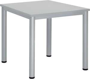 Besprechungstisch BASE-MODUL Q, 720 x 800 x 800 mm, grau