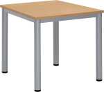 Besprechungstisch BASE-MODUL Q, 720 x 800 x 800 mm, buche