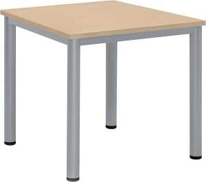 Besprechungstisch BASE-MODUL Q, 720 x 800 x 800 mm, ahorn