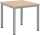 Besprechungstisch BASE-MODUL Q, 720 x 800 x 800 mm, ahorn