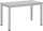 Besprechungstisch BASE-MODUL Q, 720 x 1200 x 600 mm, grau