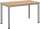 Besprechungstisch BASE-MODUL Q, 720 x 1200 x 600 mm, buche