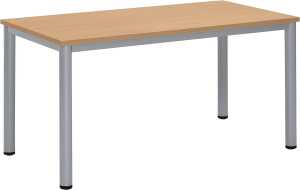 Besprechungstisch BASE-MODUL Q, 720 x 1400 x 800 mm, buche