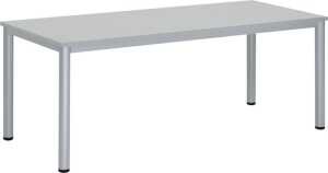 Besprechungstisch BASE-MODUL Q, 720 x 1800 x 800 mm, grau