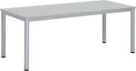 Besprechungstisch BASE-MODUL Q, 720 x 1800 x 800 mm, grau