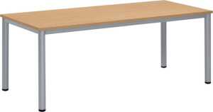 Besprechungstisch BASE-MODUL Q, 720 x 1800 x 800 mm, buche