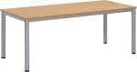 Besprechungstisch BASE-MODUL Q, 720 x 1800 x 800 mm, buche
