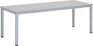 Besprechungstisch BASE-MODUL Q, 720 x 2000 x 800 mm, grau