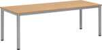 Besprechungstisch BASE-MODUL Q, 720 x 2000 x 800 mm, buche