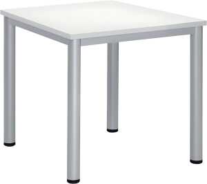 Besprechungstisch BASE-MODUL Q, 720 x 800 x 800 mm, weiß