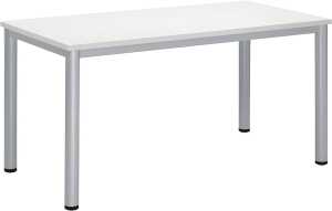 Besprechungstisch BASE-MODUL Q, 720 x 1400 x 700 mm, weiß