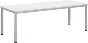 Besprechungstisch BASE-MODUL Q, 720 x 2000 x 800 mm, weiß