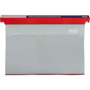 Befundmappe OP DBMK 0-B.2 Bügelmechanik Kopfleiste rot rote Planenfoli