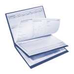 3-Deckel-Dokumappe A4, professional-line plus, blau