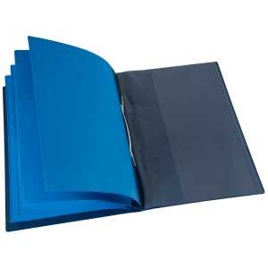 PVC-Pflegedoku-Mappe, system line, blau
