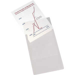 Magnet-Sichttasche DIN A4 hoch, grau