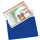Magnet-Sichttasche DIN A4 quer, blau
