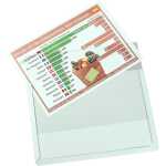 Magnet-Sichttasche DIN A4 quer, grau