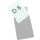 Magnet-Sichttasche DIN A6 hoch, transparent