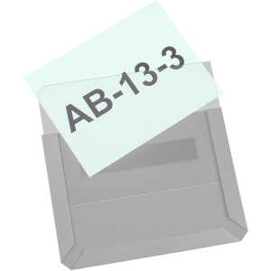 Magnet-Sichttasche DIN A6 quer, transparent