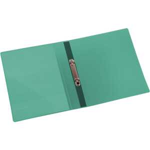 Präsentationsringbuch DIN A4, PP, 2 Ringe, grün/transparent