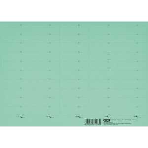 Beschriftungsschildchen für Vertic 10 BLatt mit 50 Schildchen, grün