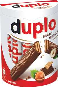 Duplo das Original, 10 Riegel Nugatcremefüllung Schokoladen-Überzug