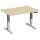 Elektro-Hubtisch Elevate Basic, 800 x 1200 mm, ahorn/silber