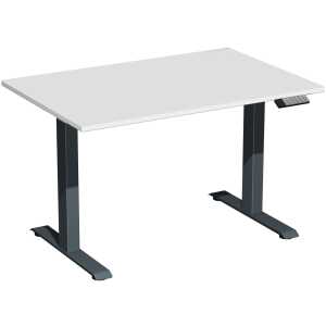 Elektro-Hubtisch Elevate Basic, 800 x 1200 mm, lichtgrau/anthrazit