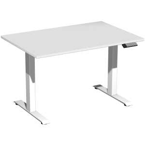 Elektro-Hubtisch Elevate Basic, 800 x 1200 mm, lichtgrau/weiß