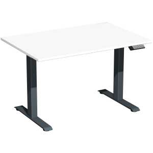 Elektro-Hubtisch Elevate Basic, 800 x 1200 mm, weiß/anthrazit