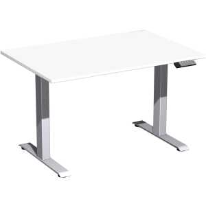 Elektro-Hubtisch Elevate Basic, 800 x 1200 mm, weiß/silber