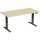 Elektro-Hubtisch Elevate Basic, 800 x 1600 mm, ahorn/anthrazit