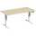 Elektro-Hubtisch Elevate Basic, 800 x 1600 mm, ahorn/weiß