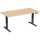 Elektro-Hubtisch Elevate Basic, 800 x 1600 mm, buche/anthrazit