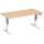 Elektro-Hubtisch Elevate Basic, 800 x 1600 mm, buche/weiß