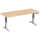 Elektro-Hubtisch Elevate Basic,800 x 1800 mm, buche/silber