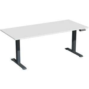 Elektro-Hubtisch Elevate Basic,800 x 1800 mm, lichtgrau/anthrazit