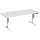 Elektro-Hubtisch Elevate Basic,800 x 1800 mm, lichtgrau/weiß
