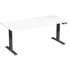Elektro-Hubtisch Elevate Basic,800 x 1800 mm, weiß/anthrazit