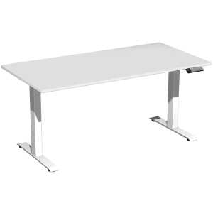 Elektro-Hubtisch Elevate Plus, 800 x 1600 mm, lichtgrau/weiß