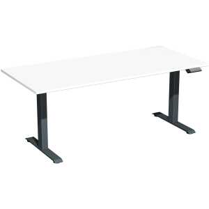 Elektro-Hubtisch Elevate Plus, 800 x 1600 mm, weiß/anthrazit