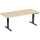 Elektro-Hubtisch Elevate Plus, 800 x 1800 mm, ahorn/anthrazit