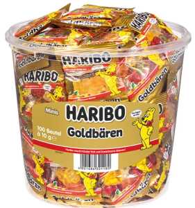 HARIBO Food Goldbären 100 Minibeutel