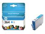 Tintenpatrone 364, für HP Drucker, ca. 300 Seiten, cyan