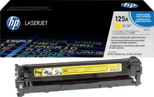 Toner Cartridge 125A, für HP Drucker, ca. 1.400 Seiten, gelb