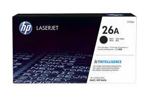 Toner Cartridge 26A, für HP Drucker, ca. 3.100 Seiten, schwarz